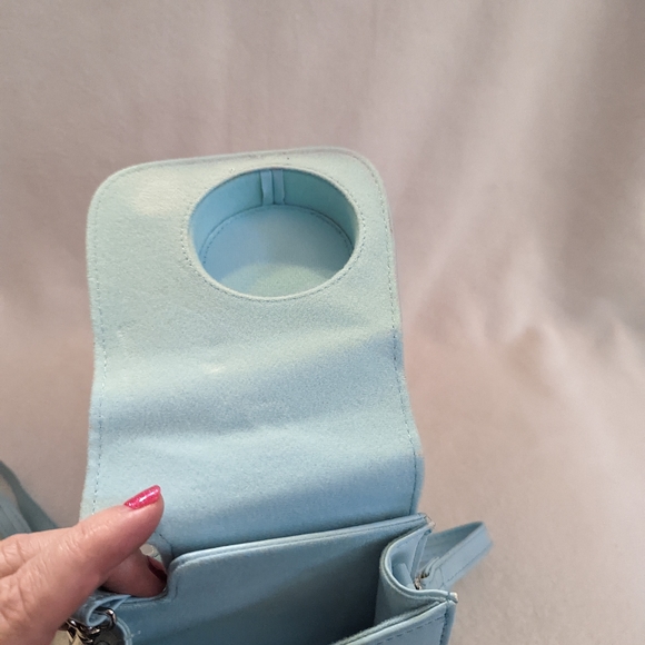 Instax camera case. A soft blue bag would be a great addition to a camera gift. - Picture 9 of 10